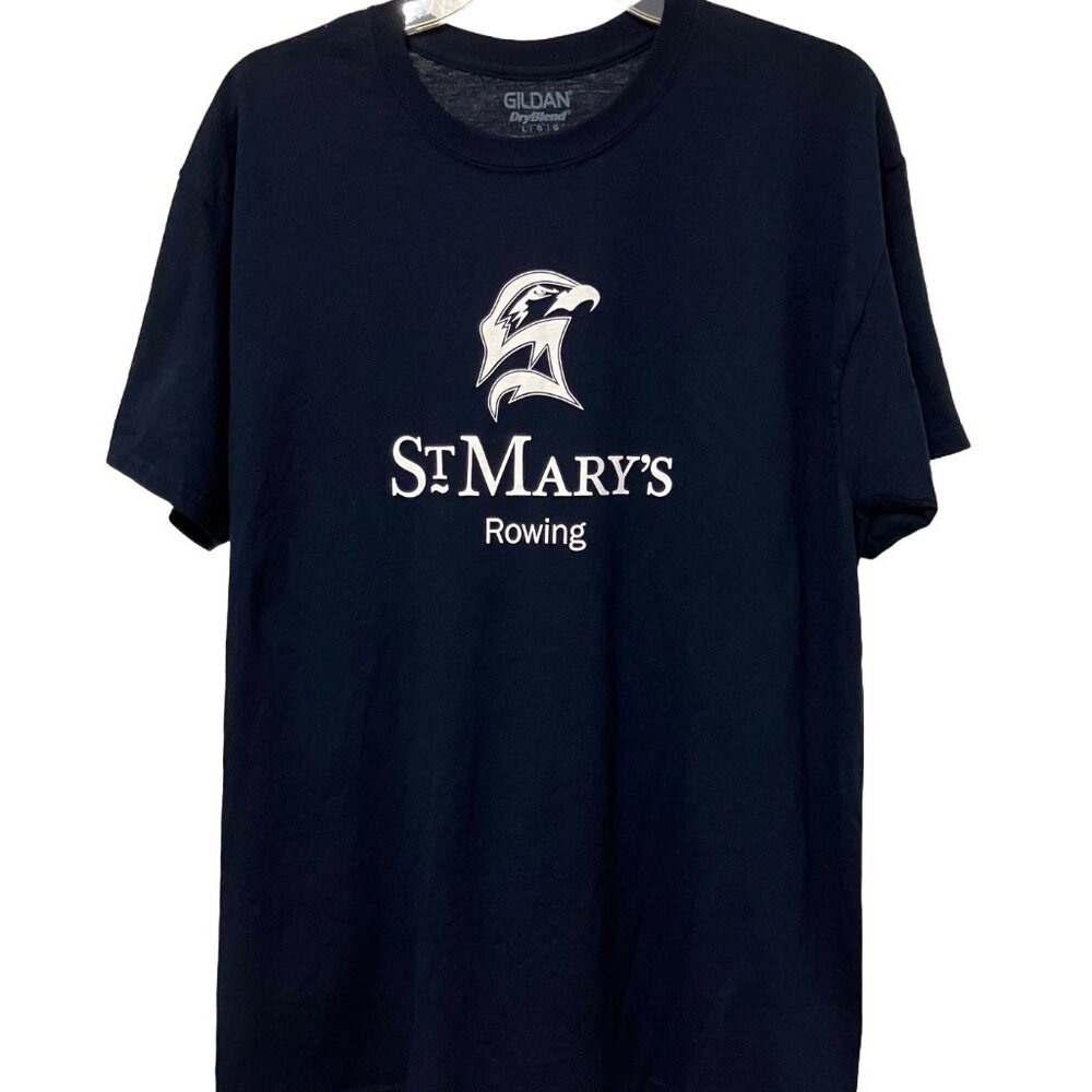 St. Mary's College of Maryland Rowing Gildan DryBlend Tee Shirt, Large